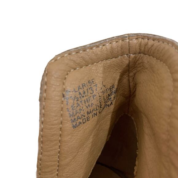 Favorite, loved, Lucky Brand, Tan, Taupe Perforated Suede Ankle Booties, US 7.5 - Picture 5 of 6